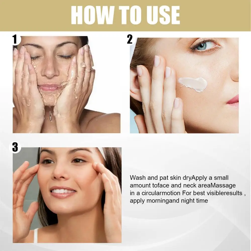 Anti-Aging-Kollagencreme, Anti-Aging-Gesichtsfeuchtigkeitscreme, feuchtigkeitsspendende und aufhellende Tages- und Nachtcreme mit straffendem Vitamin E_voghion.com