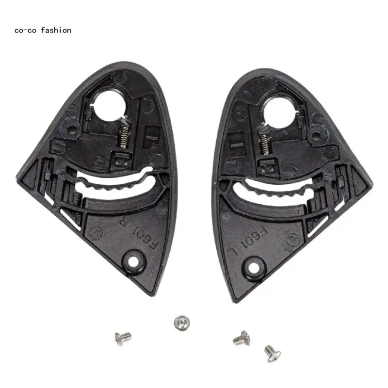 

517B 1 пара козырьков для шлема, щитки для защиты лица, монтажная база для линз, держатель, совместимый для мотоцикла GXT601 602