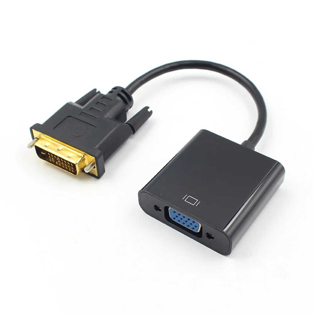 Dvi to Vga 컨버터, 내마모성, 실용적인 가전 컴퓨터, 칩 포함, 편리한 내..