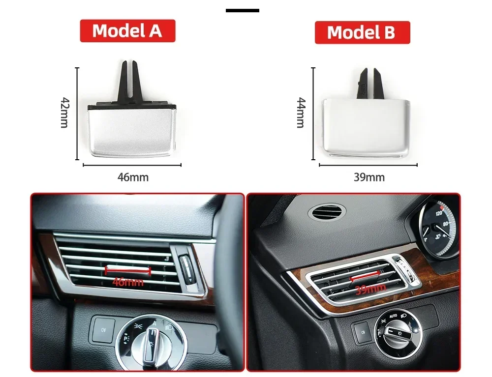 1pc Auto A/C Entlüftung gitter Lasche Clip Auto Klimaanlage Auslass Reparatur satz für Mercedes-Benz E-Klasse W212 2015-2017 – Detail 5