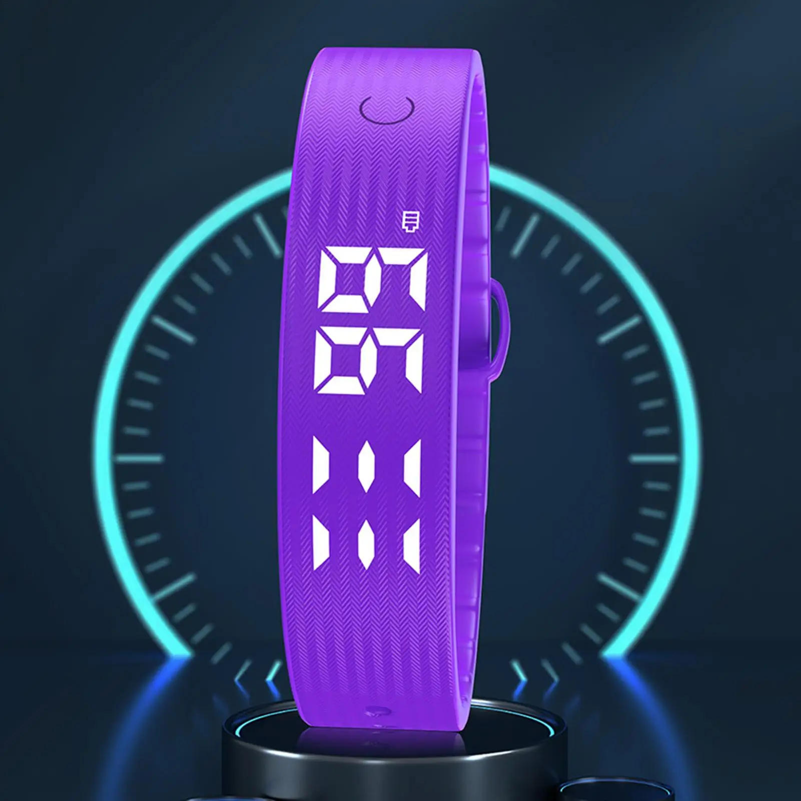 진동 알람 시계 손목밴드 무음 진동 타이머 시계 진동 알람 시계 리마인더 시계 3 알람 일일 오거나이저 타이머