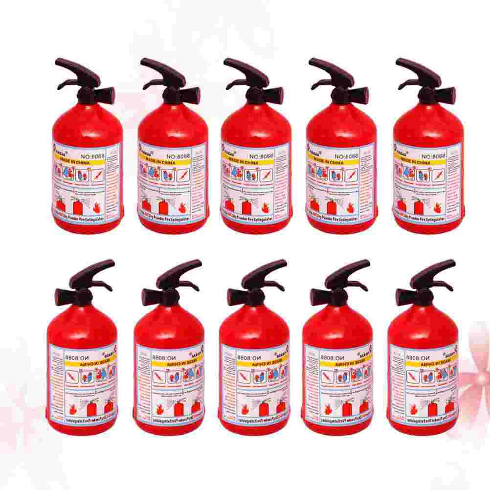 

10 Pcs Students Pencil Sharpener Funny Single Hole Fire Extinguisher Red Pupils