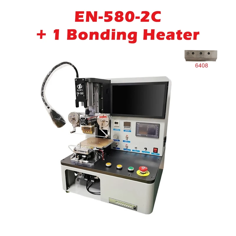 New Desktop Type Constant Heating Mobile Phone TAB COG COF COP ACF LCD Repair Green Flex Cable Bonding Machine EN-580-2C 4C Two 5