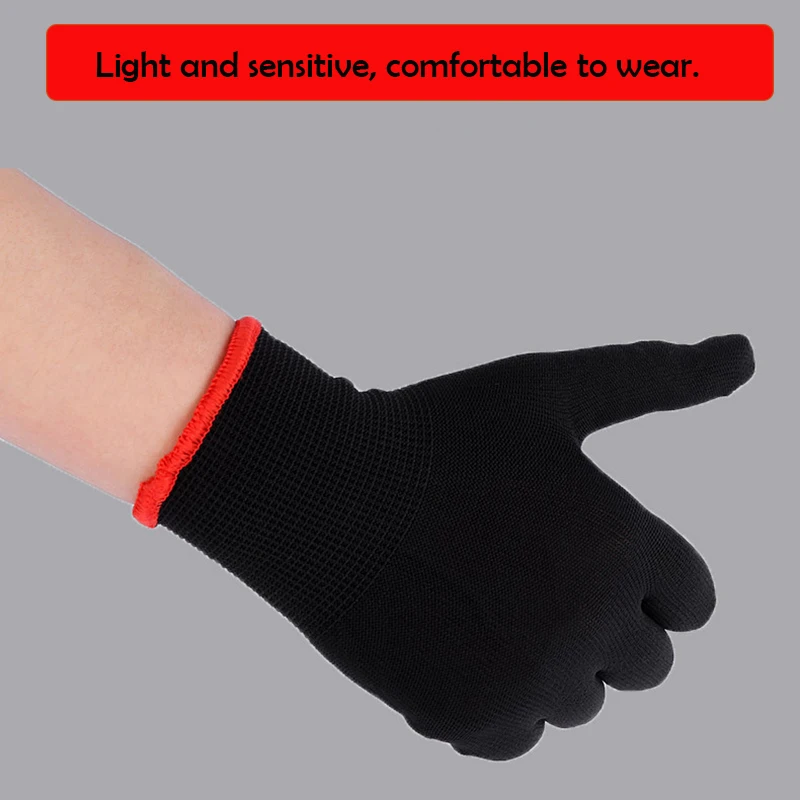 TOFAR 5/20 Paar Vinyl-Wickelhandschuhe, Nylon, antistatisch, für Fenster, Tönungsfolie, Anwendung, Schutzwerkzeug, Autoverpackung, Tönung, Arbeitshandschuhe – Detail 4