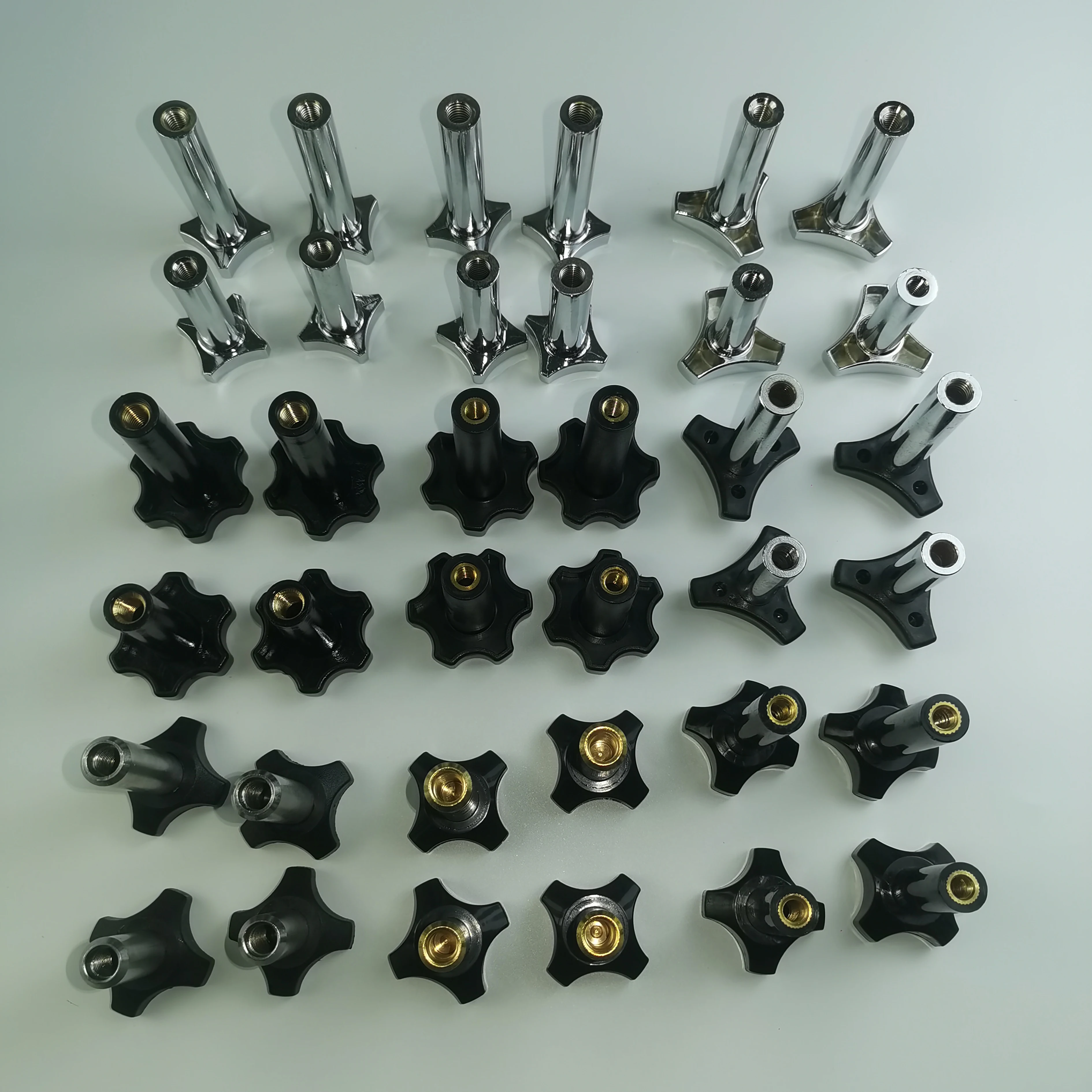 M10 Plastic Screws Black Color 4 In 1 Tight Nuts New Fittings Clamping Bolts YKF Soft Ice Cream Machines Accessories ice cream machine parts