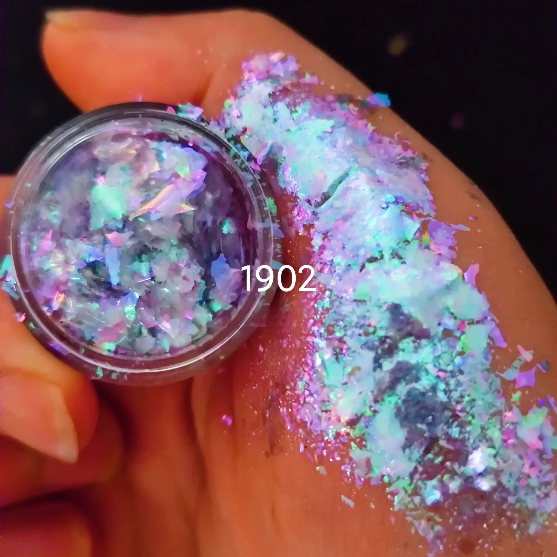 3g Flash Glitter Glow Bright Powder Crystal Epoxy Resin Mold Fillings  Jewelry Nail Art DIY Crafts