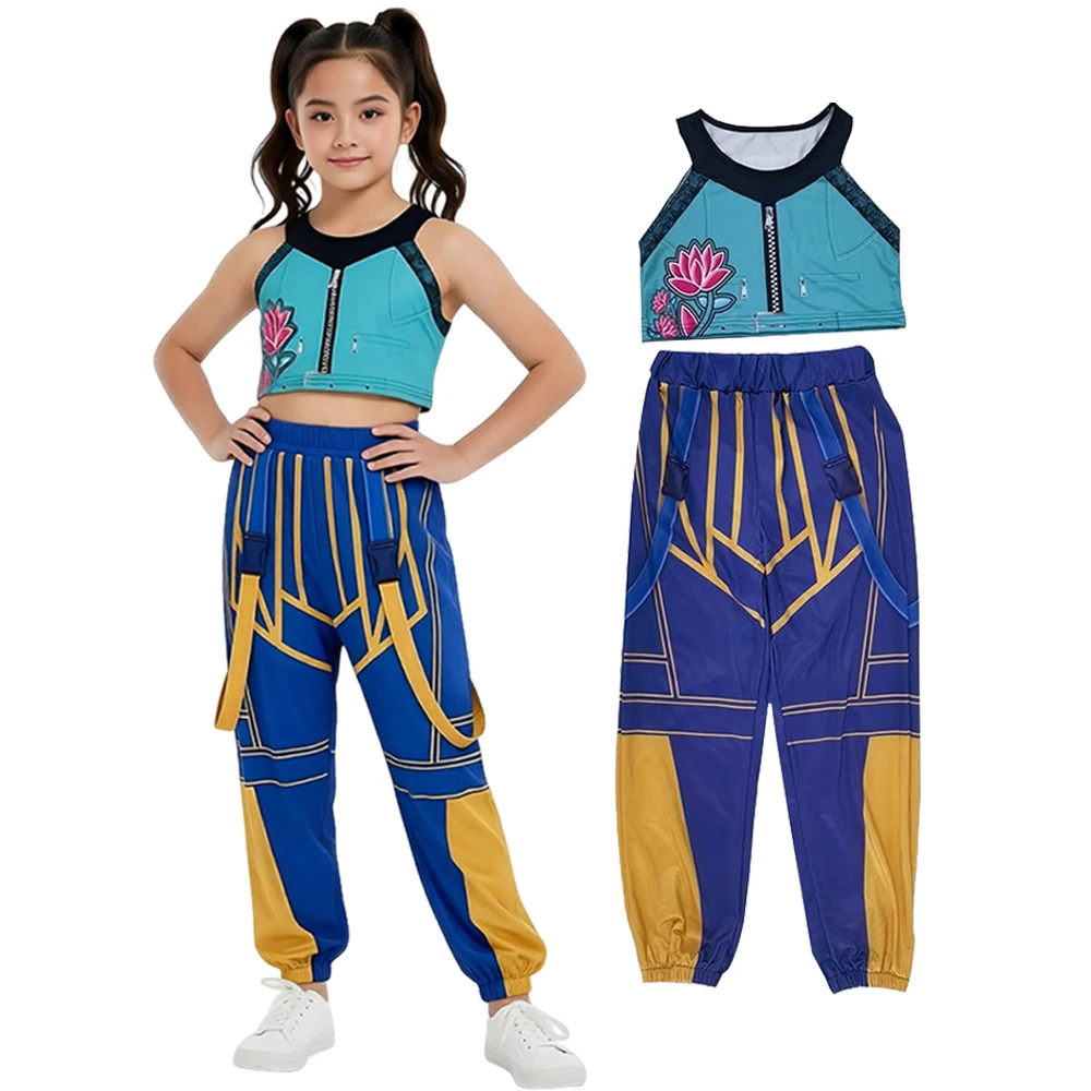 Girls' Pop Star Cosplay Costume – Fashionable Performance Dress for Stage and Party