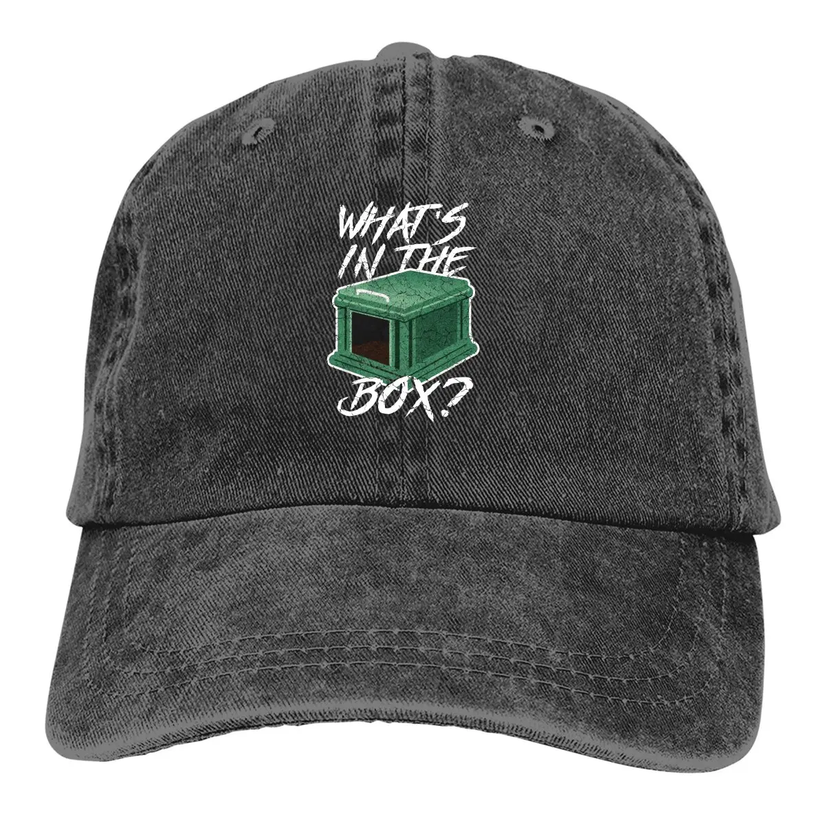 

What's In The Box Baseball Caps Peaked Cap Dune Chronicles Sci-Fi Movie Sun Shade Cowboy Hats for Men Trucker Dad Hat