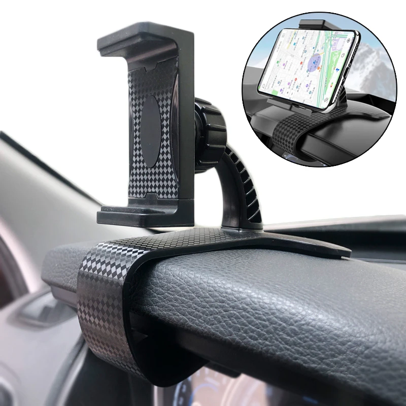 DashBoardClipPhoneHolderCar360DegreeRotatableStandUniversalInstrumentPanelGPS