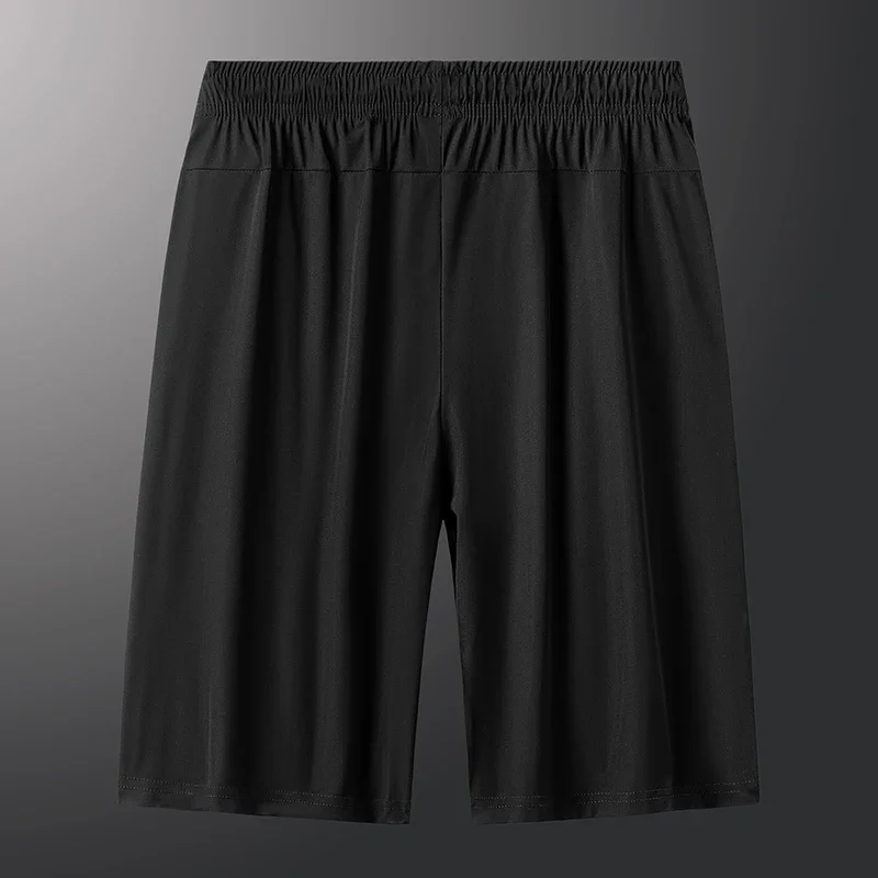Men Plus Size Casual Shorts 6XL 7XL Big Size Gym Shorts Men Ice Silk Stretchy Summer Beach Short Pants Quick Dry Breathable 4