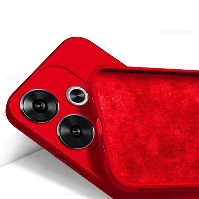 Luxury Liquid Silicone Shockproof Soft Phone Case - Elegant Design
