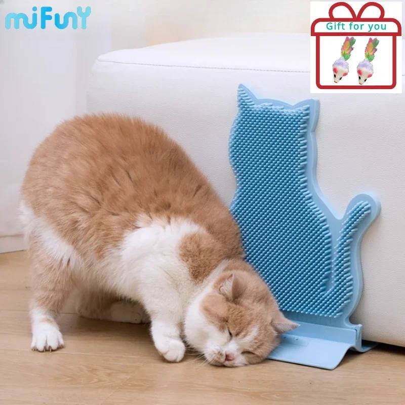 

Скребок MiFuny для кошачьей мяты, Массажная щетка для домашних животных, устройство для когтей, Когтеточка, товары для домашних животных случайного размещения