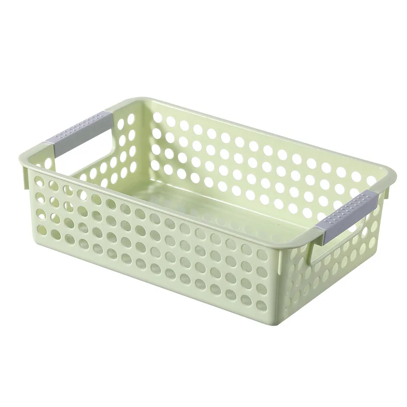 Plastic PP Rectangular Storage Basket Desktop Storage Basket Kindergarten Toy Storage Frame Wholesale storage baskets  basket