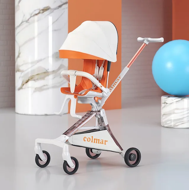 Nagy Tájkép Trike Újszülött Kocsi Babakocsi Utazás Kétirányú - Image 4