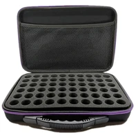 Large Capacity Wooden Essential Oil Storage Box - Organize Your Aromatherapy Oils in Style with 60 Slots, Portable Essential Oil 2