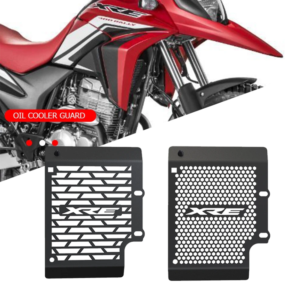 

FOR Honda XRE300 2023 2022 Radiator Guard Grille Cover Protection Motorcycle Oil Cooler guard XRE-300 2021 2020 2019 2018-2016