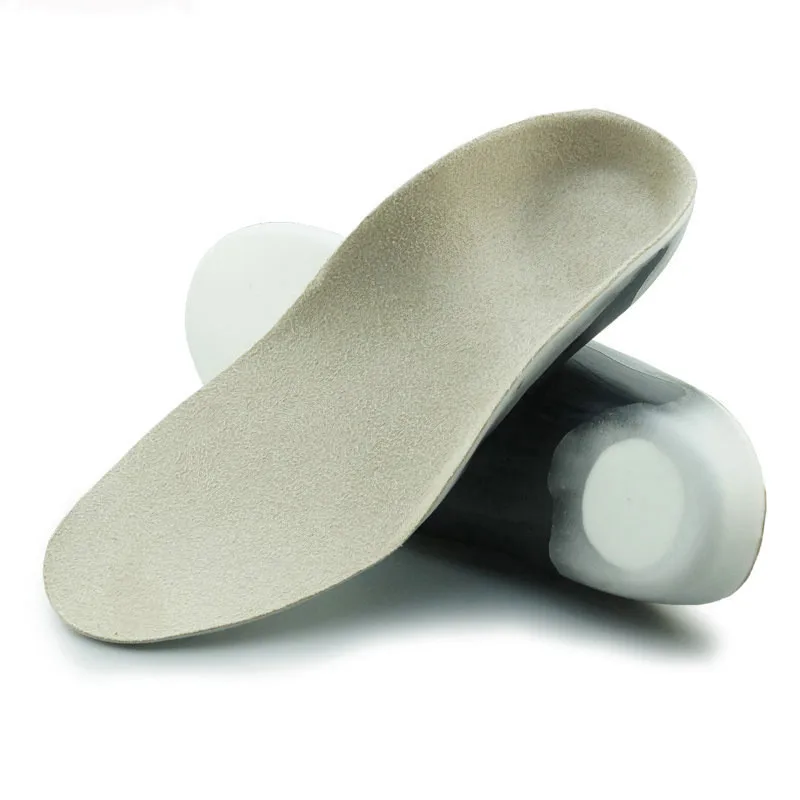 Kids Orthopedic Leather Arch Support Insole For Shoe Children Flat Foot  For Feet Men Women Children O/X Leg Corrected Feet Care