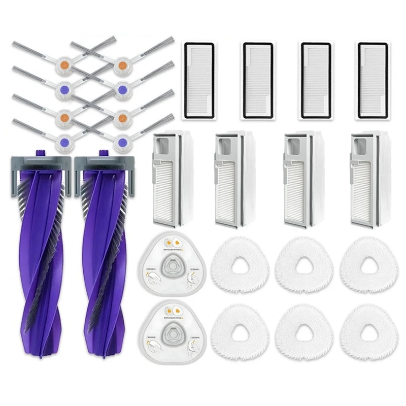 

For Narwal Freo X Ultra, Narwal J4 / J4 Lite Robot Vacuum Replacement Accessories Main Side Brush Mop Cloth Hepa Filter