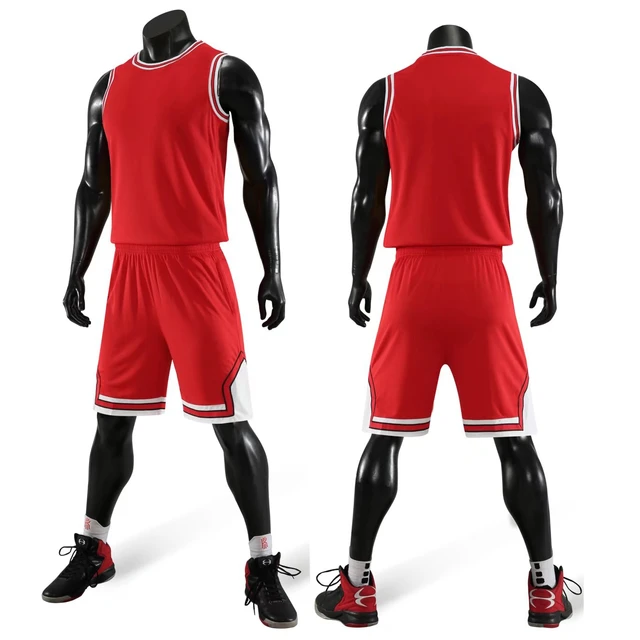 sistema Cereal muelle Camisetas de baloncesto universitarias personalizadas para hombres,  pantalones cortos, uniforme de baloncesto juvenil, camiseta de baloncesto  barata para niños, Kits de retroceso, ropa roja - AliExpress