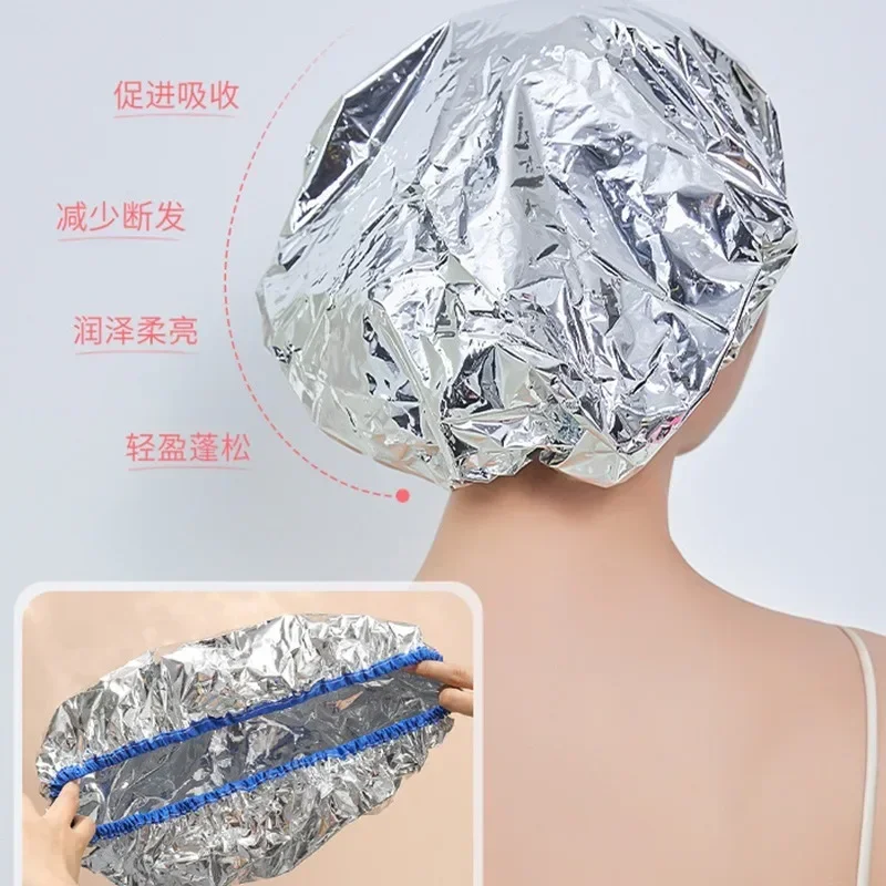 Self-heating Tin Foil Hair Mask Cap 1pcs Portable