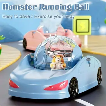 Hamster Running Ball Extra Large Transparent Rolling Toy Car Exercise Wheel For Small Pets Ferrets Golden Bear Sports Design 1