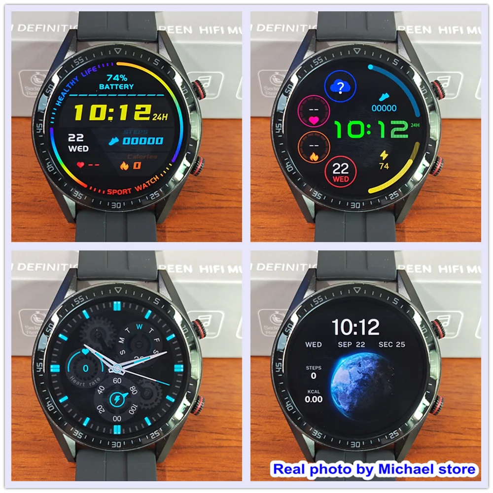 Z18 Smart Watch Men 1.39inch AMOLED Screen 454*454 BT Phone Call Music Playback Heart Rate Monitor Sport Smartwatch VS KK70