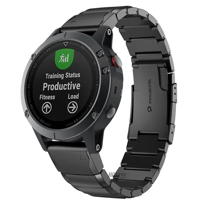 20/22/26mm High Quality Stainless Steel Band for Garmin 7X 6S Fenix 5 5X 5S Plus Vivoactive3 for Garmin Strap Metal Watch Band