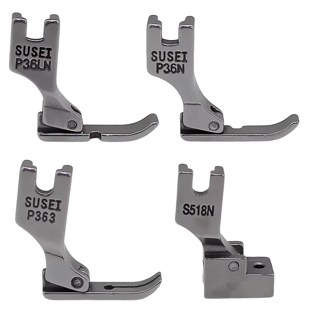 Nähfuß-Set mit Reißverschluss # P363 + S518N + P36N + P36LN Für Singer Brother Juki Industrielle Steppstich Nähmaschine Zubehör – Detail 5