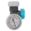 G3/4in Adjustable Water Pressure Regulator Valve with Pressure Gauge Greenhouse Garden Irrigation Controller 4