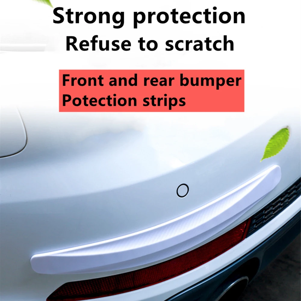 Bande de Protection pour pare-choc de voiture, 2 pièces, Protection d'angle, anti-rayures, lame de collision, accessoires automobiles