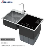 Household Automatic Dishwasher Commercial Kitchen Countertops Stainless Steel Household Dishwasher 2