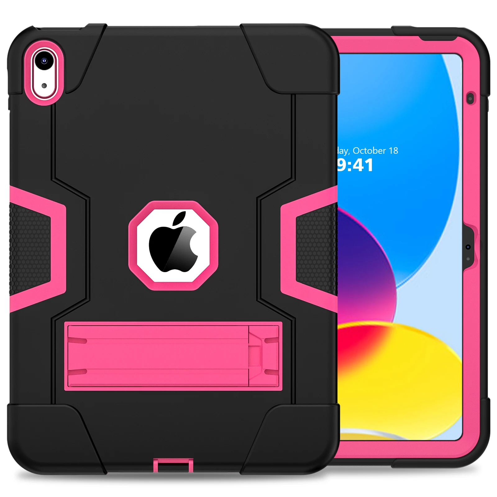 Durable Shockproof iPad Case with Stand for Various Models and Sizes