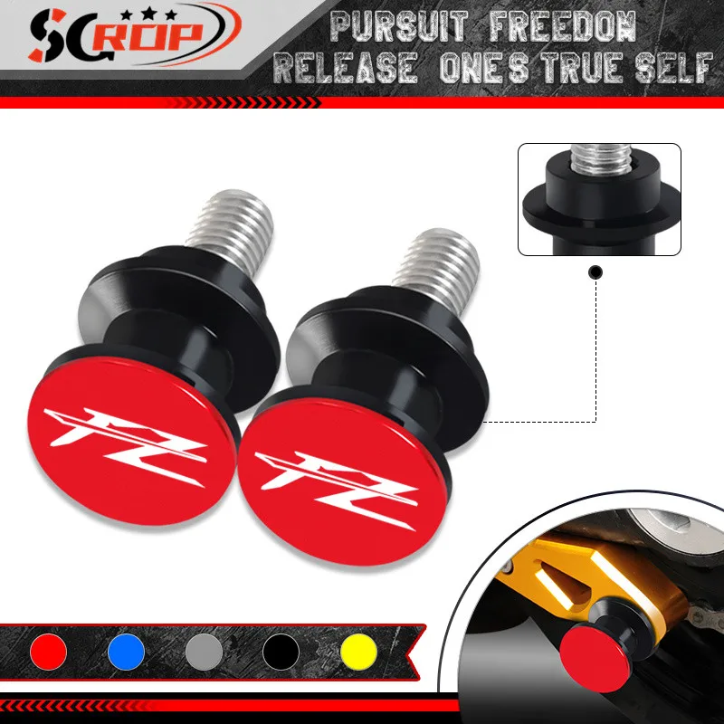 

Motorcycle CNC 6MM Swing Arm Spools Stand Screws For YAMAHA FAZER FZ1 FZ6 FZ8 Rear Swingarm Spools Sliders Protector fazer fz