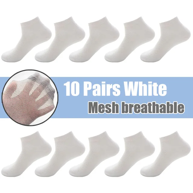 10 Pairs Solid Color Women Socks Breathable Sports socks Casual Boat socks Comfortable Cotton Ankle Socks Size 36-44 white black Coral Red