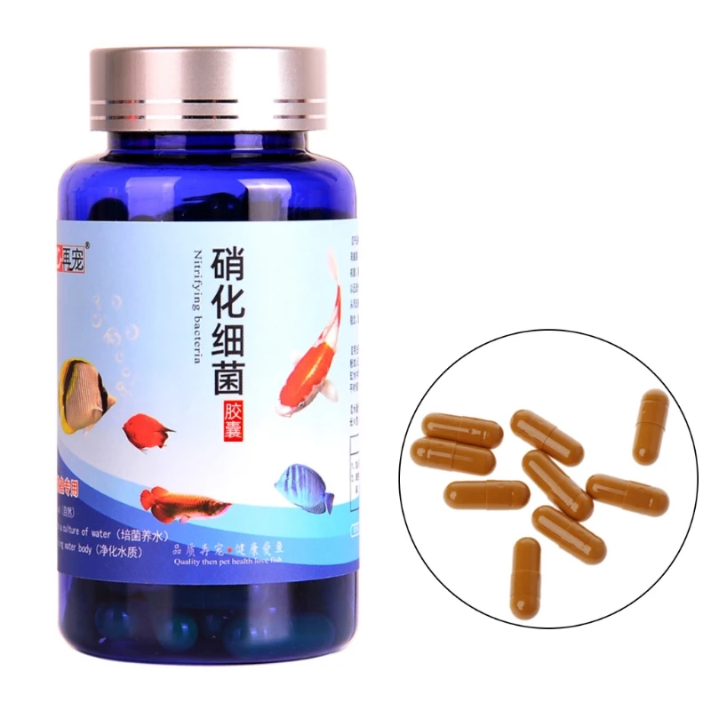 20/30/50/80/100 Pcs Aquarium Nitrifying Concentrated Fish for Tank Pond Cleaning for Fresh Water Supply fish tank water purifier