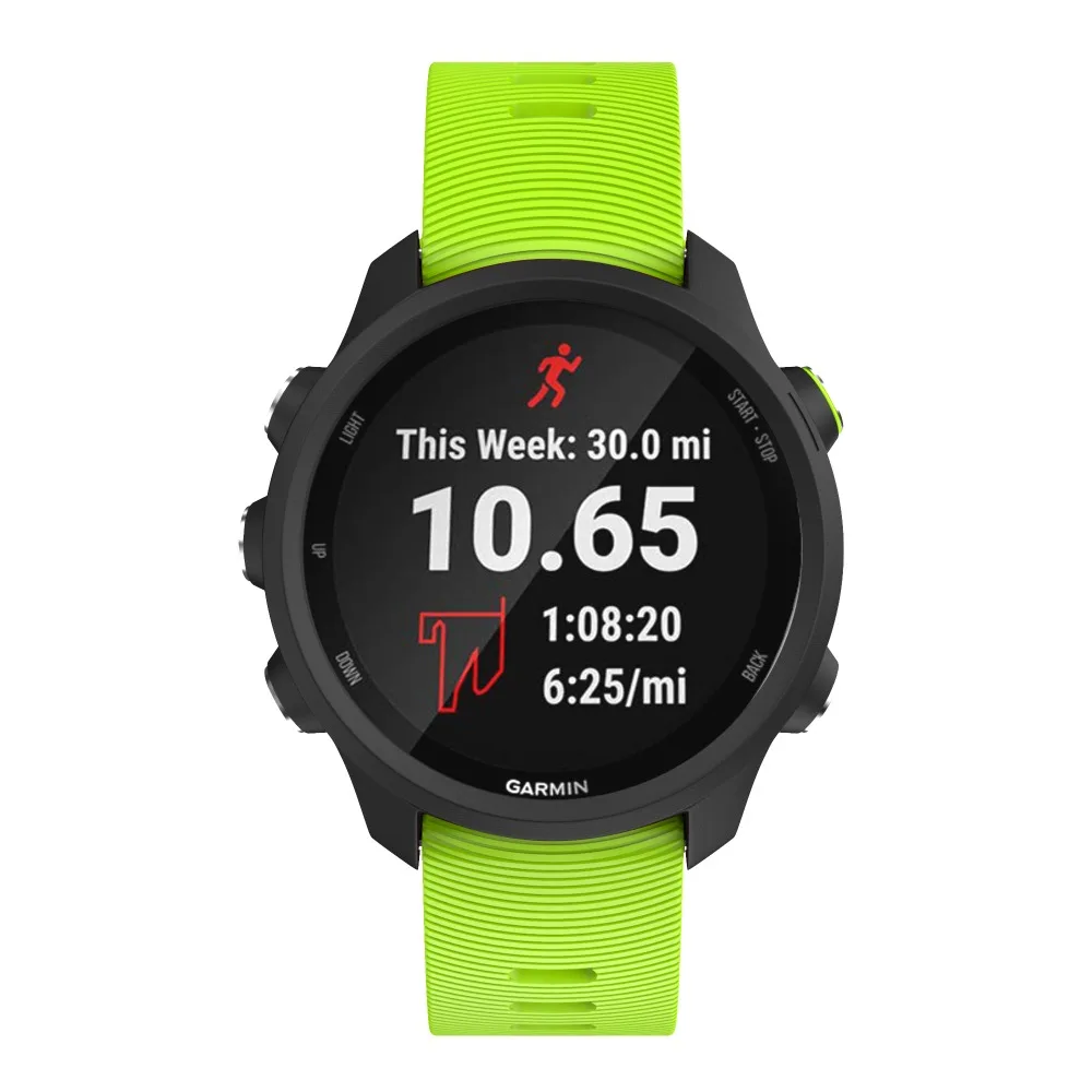 Vibrant 20mm Sport Silicone Smart Watchband Bracelet