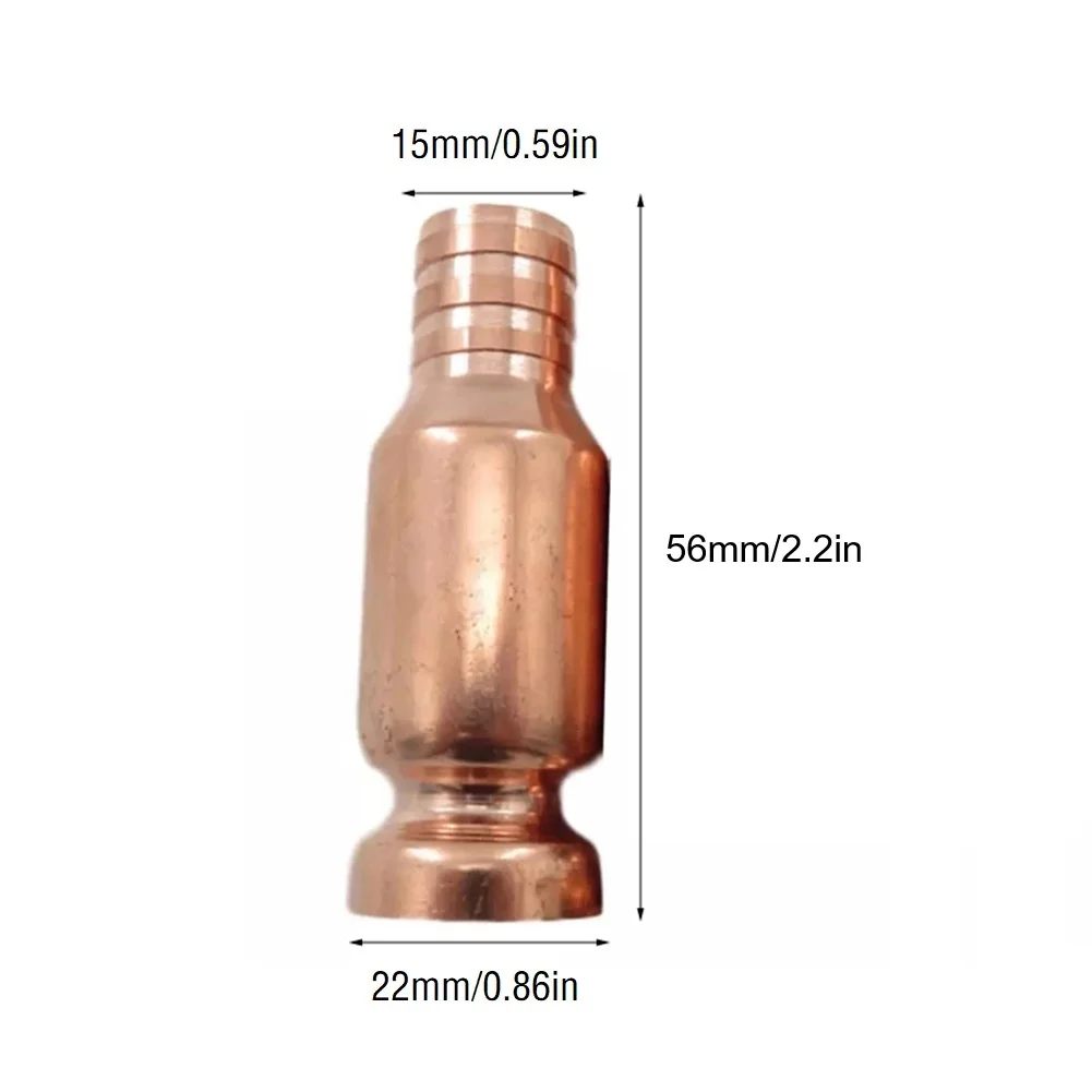 1pc Copper Siphon Filler Pipe For Safely Pumps Water Fuels Paints Copper 0.59in Self-priming Oil Pipe Pumpor Head Accessories