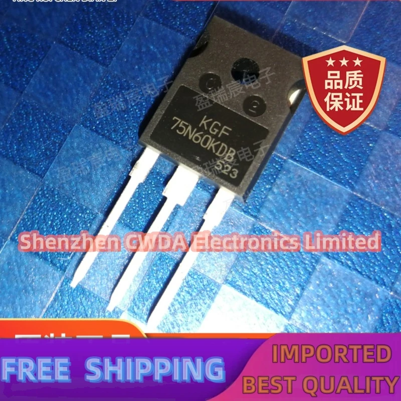 

10 шт.-20 шт., KGF75N60KDB, 600 В, 75A, IGBT TO-247, Фотоэлементы могут быть куплены
