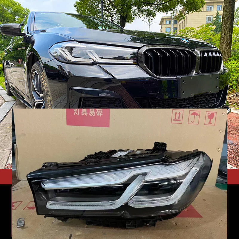 

Передняя фара для BMW 5 серии G30 G38, фара в сборе 2020 2021 2022 года, фары