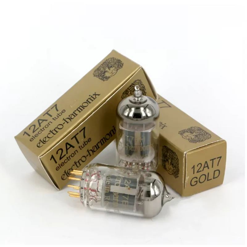 Aogutx EH 12AT7 Gold Pin Vacuum Tube Replace ECC81 B739 6201 6J8P 6SJ7 EF86 HIFI Audio Valve Electron Tube Amp Matched Quad DIY 4