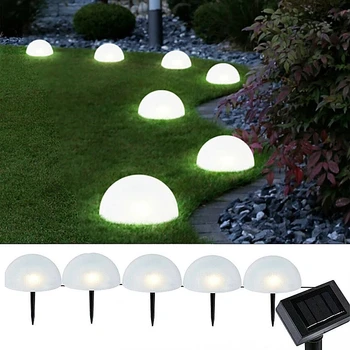 Cubo de Iluminação Solar Decorativo para Jardim ao Ar Livre  5pç