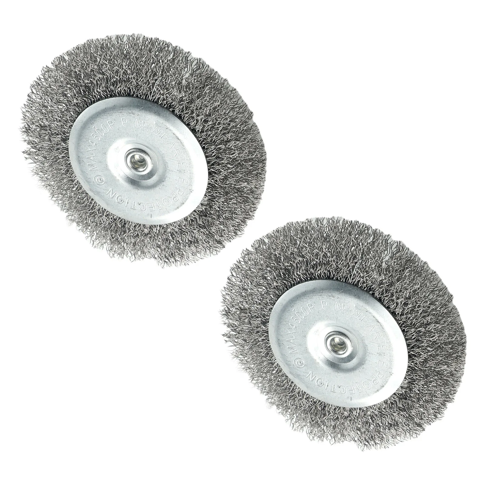 Electric joint brush 2pcs Stainless Steel Electric Joint Brush Replacement Brush Wire Set Metal Grout Brushes 6mm Shank For EFB 400 401 Blister