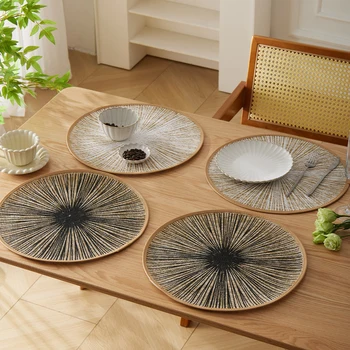 Boho Burlap Placemats 1