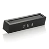 Wooden Tea Bag Storage Box Solid Wood Flip Style Tea Room Coffee Capsule Storage Box Watch Jewelry Compartment Wooden Box 2