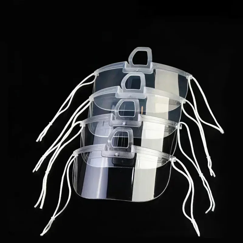 Face Mask 5pcs/lot Transparent Masks Permanent Anti Fog Catering Food Hotel Chef Waiter Plastic Kitchen Restaurant Masks Kitchen Tools