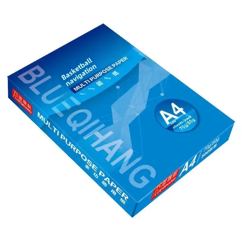 Papel de copia A4, papel blanco, 500 hojas, suministros de oficina para borradores, dibujos, 70 g, caja completa, venta al por mayor