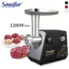Electric Meat Grinders Heavy Duty Mincer Sausage Stuffer Food Processor Home Appliances Kitchen Chopper Mixer mill Sonifer 1