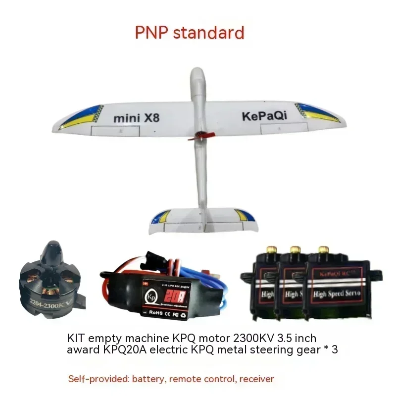 RC Glider Qlq 800mm Wingspan Newly Upgraded Surfer X8 Mini Model Beginner Training Machine Fixed Wing Remote Control Toy Gift