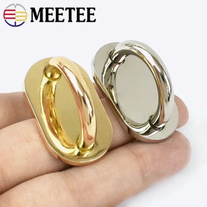 40 stks D Ring Metalen Gesp Tas Riem Sluiting Connector Handtas Webbing Snap Haken DIY Leer Craft Kledingstuk Naaien Accessoire (Color : Silver, Size : 20mm