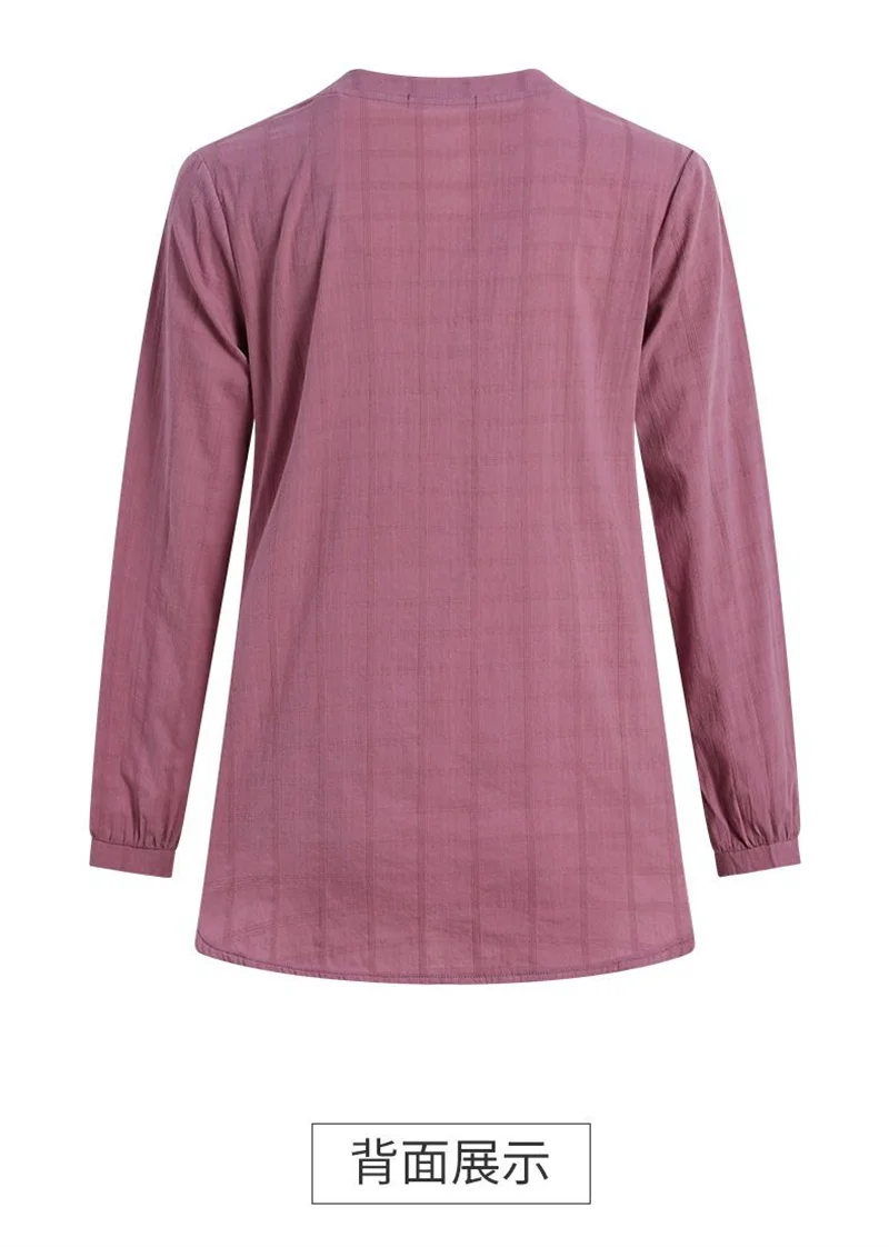 Large Size Mid Length Women Thin O-Neck Cotton Shirt Tops Coat 2025 Spring Autumn Female Long Sleeve Cardigan Blouse Jacket 5XL